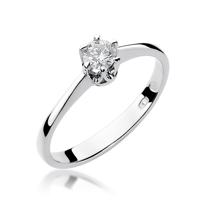 Inel Aur 14K cu Diamant Natural 0.20 ct, imaginea 5 din 11