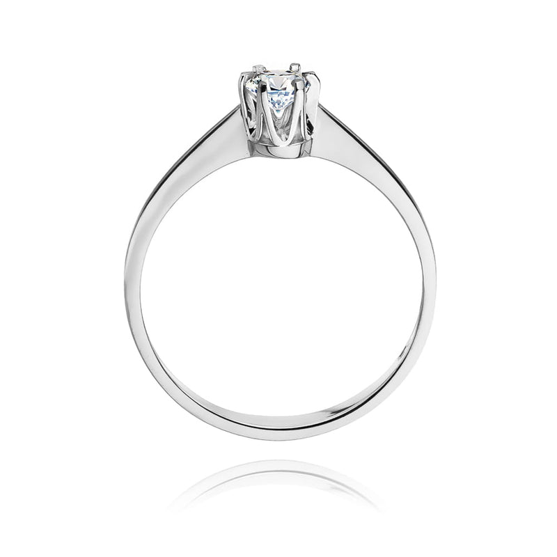 Inel Aur 14K cu Diamant Natural 0.20 ct, imaginea 7 din 11