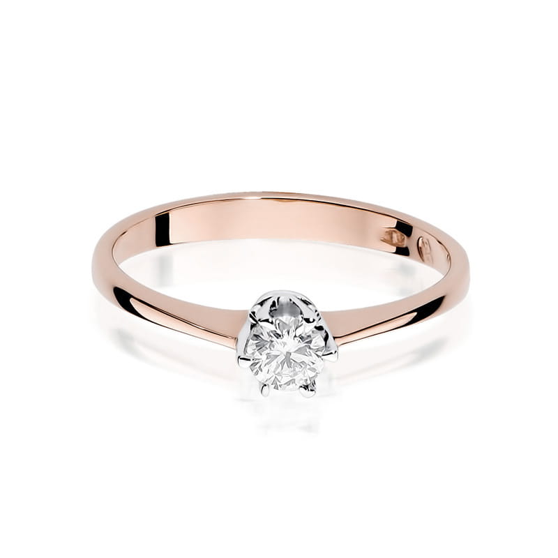 Inel Aur 14K cu Diamant Natural 0.20 ct, imaginea 9 din 11