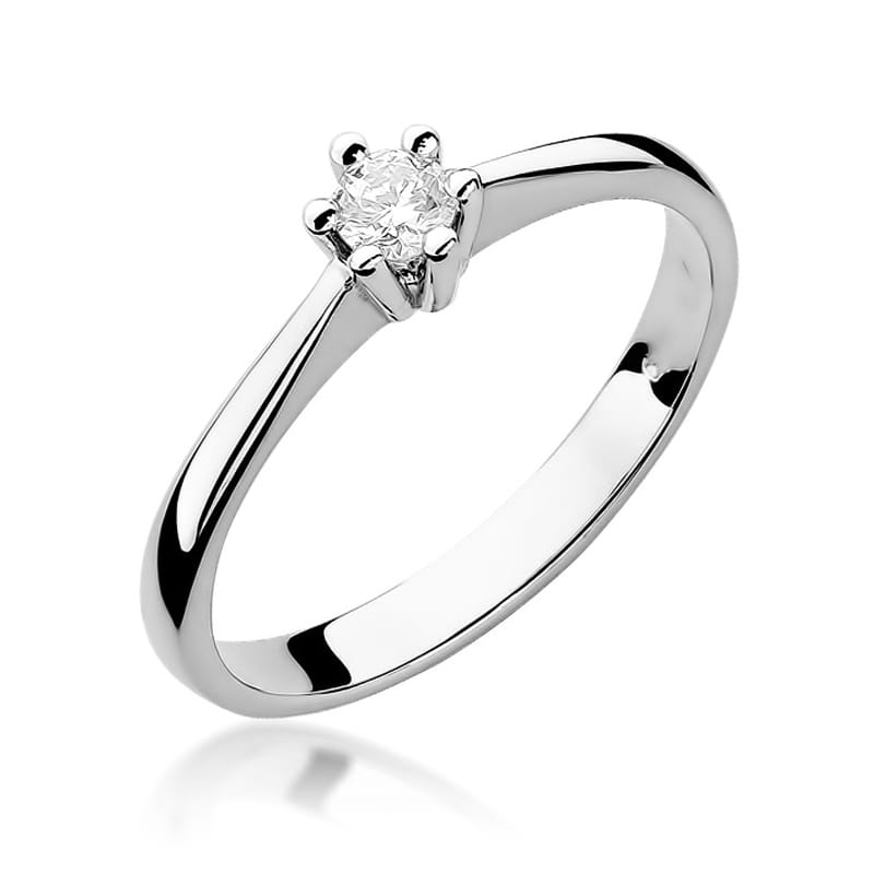Inel Aur 14K cu Diamant Natural 0.20 ct, imaginea 5 din 12