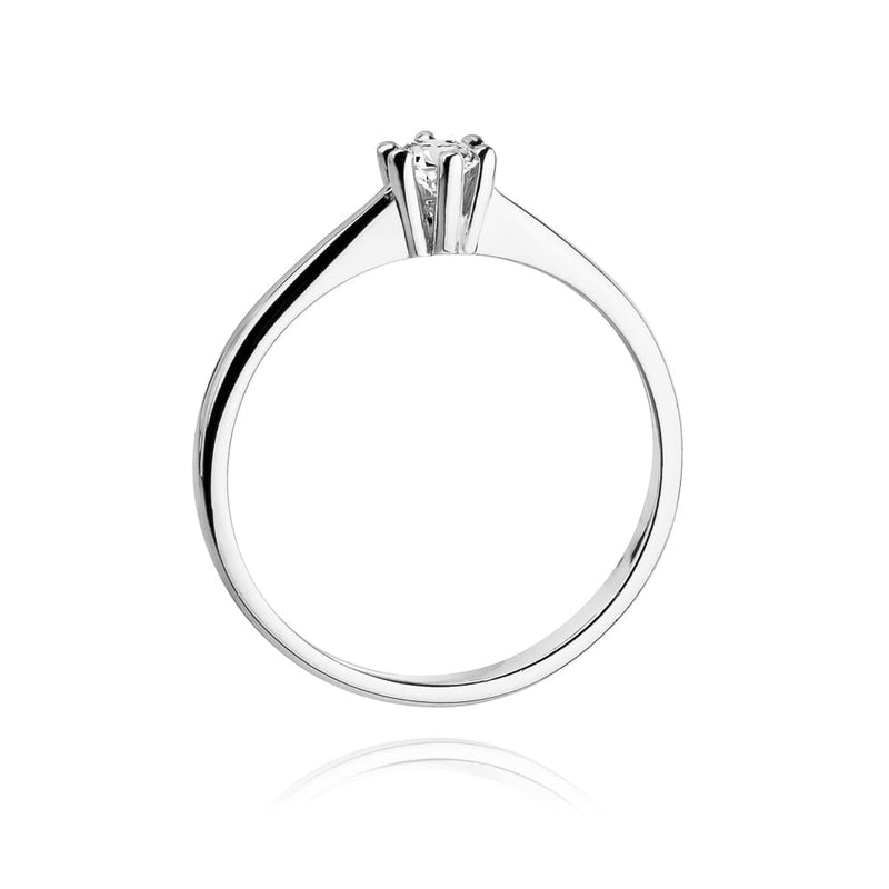 Inel Aur 14K cu Diamant Natural 0.20 ct, imaginea 7 din 12
