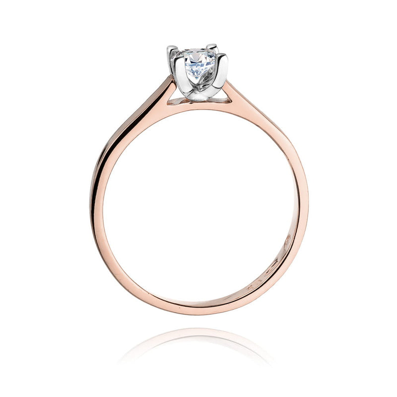 Inel Aur 14K cu Diamant Natural 0.20 ct, imaginea 11 din 11