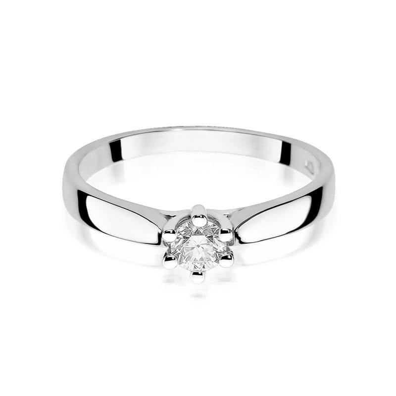 Inel Aur 14K cu Diamant Natural 0.23 ct, imaginea 6 din 12