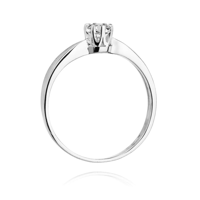 Inel Aur 14K cu Diamant Natural 0.25 ct, imaginea 11 din 12