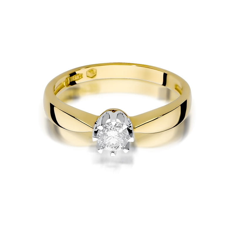 Inel Aur 14K cu Diamant Natural 0.25 ct, imaginea 2 din 12