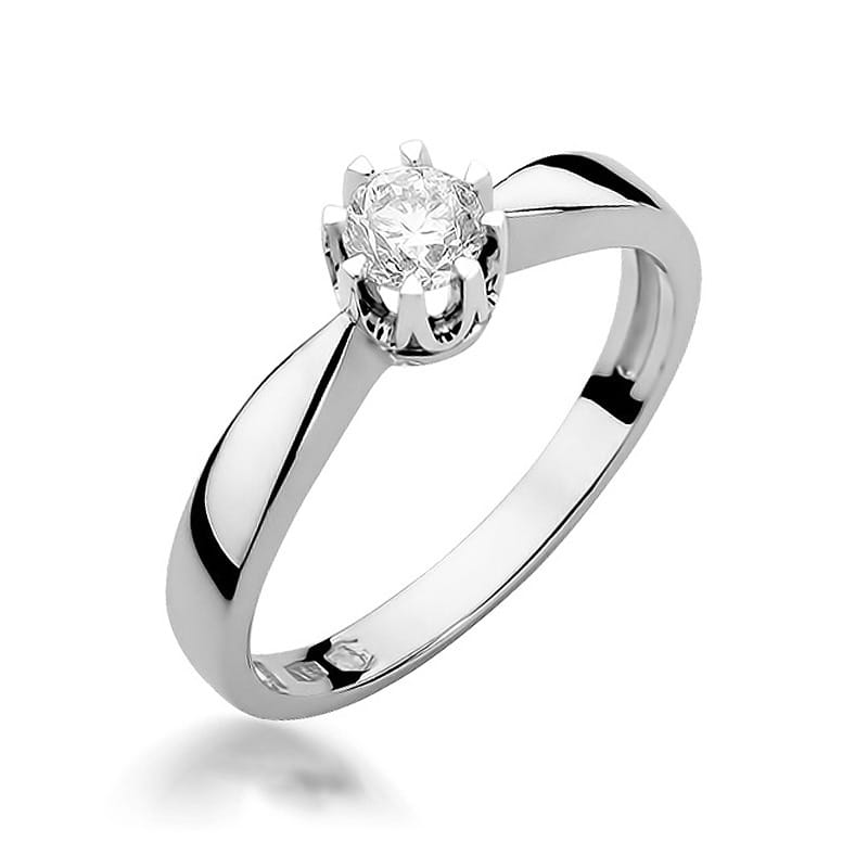Inel Aur 14K cu Diamant Natural 0.25 ct, imaginea 9 din 12