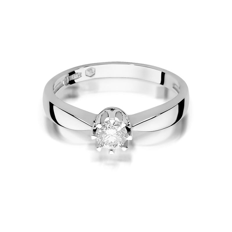 Inel Aur 14K cu Diamant Natural 0.25 ct, imaginea 10 din 12