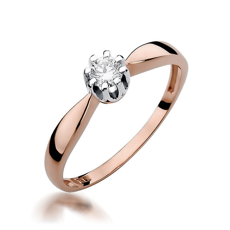 Inel Aur 14K cu Diamant Natural 0.20 ct, imaginea 5 din 12