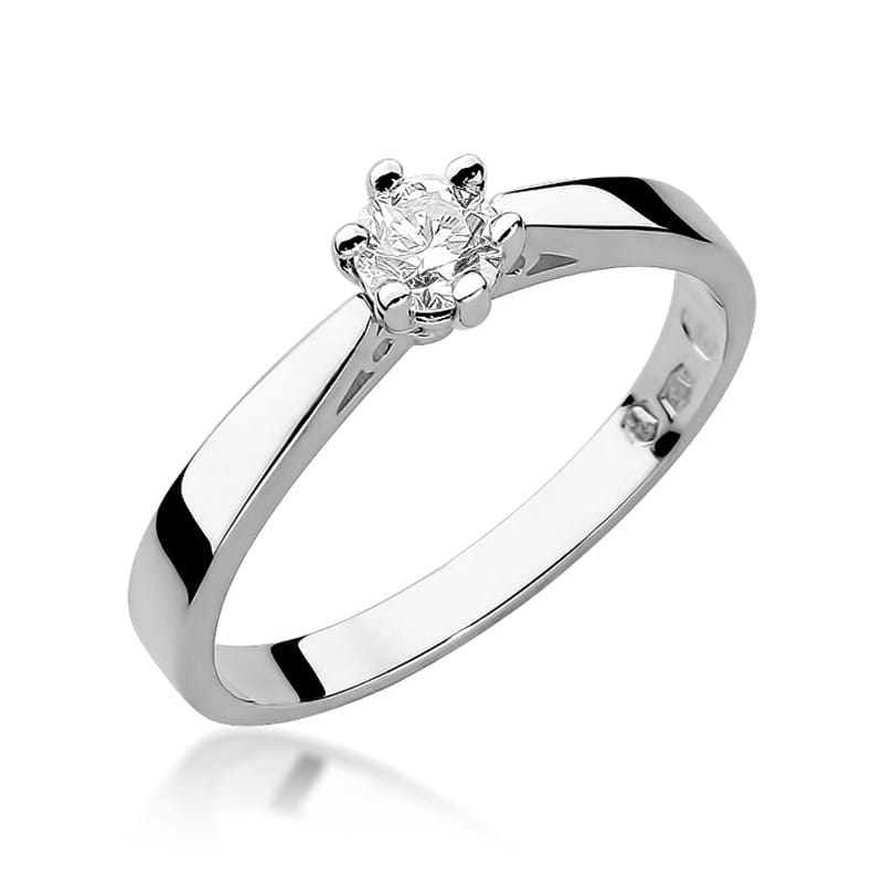 Inel Aur 14K cu Diamant Natural 0.20 ct, imaginea 9 din 12