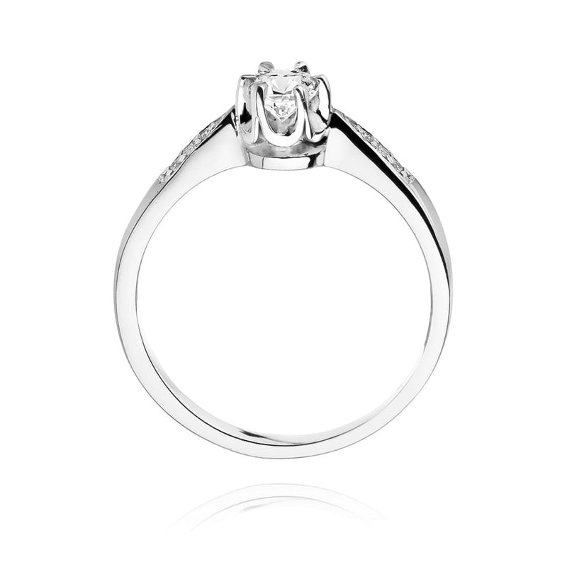 Inel Aur 14K cu Diamante Naturale 0.28 ct, imaginea 11 din 12