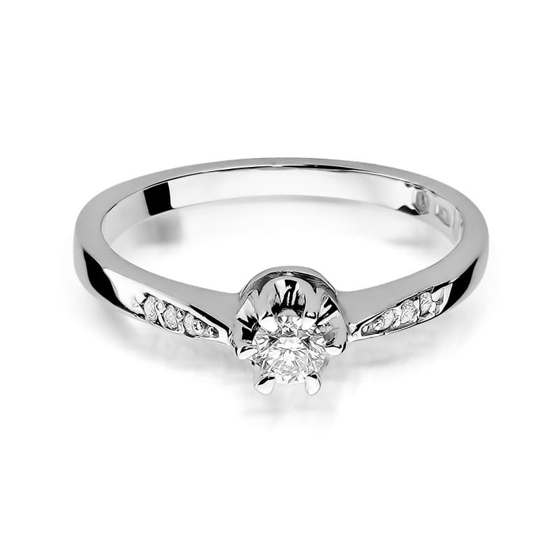 Inel Aur 14K cu Diamante Naturale 0.28 ct, imaginea 10 din 12