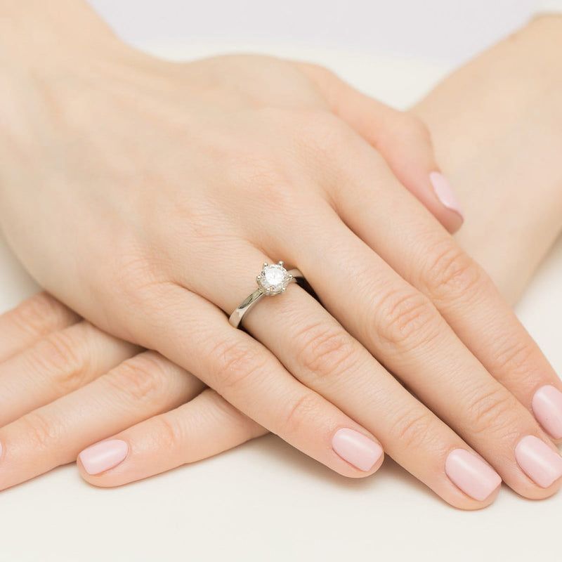 Inel Aur 14K cu Diamant Natural 1.00 ct, imaginea 12 din 12