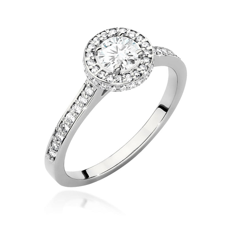 Inel Aur 14K cu Diamante Naturale 0.87 ct, imaginea 7 din 9