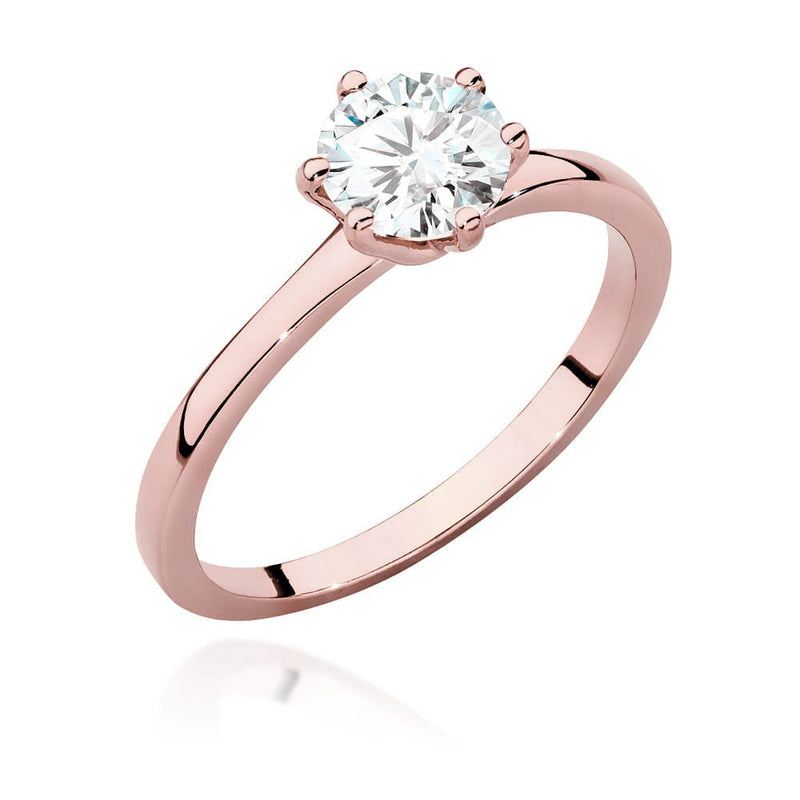 Inel Aur 14K cu Diamant Natural 1.00 ct, imaginea 4 din 9