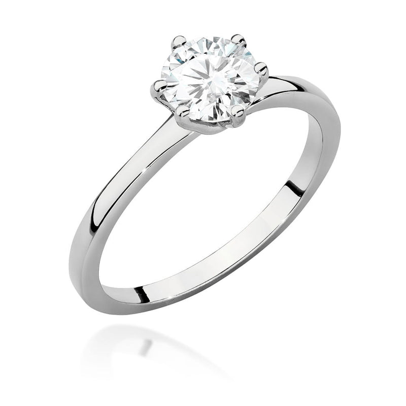 Inel Aur 14K cu Diamant Natural 1.00 ct, imaginea 7 din 9