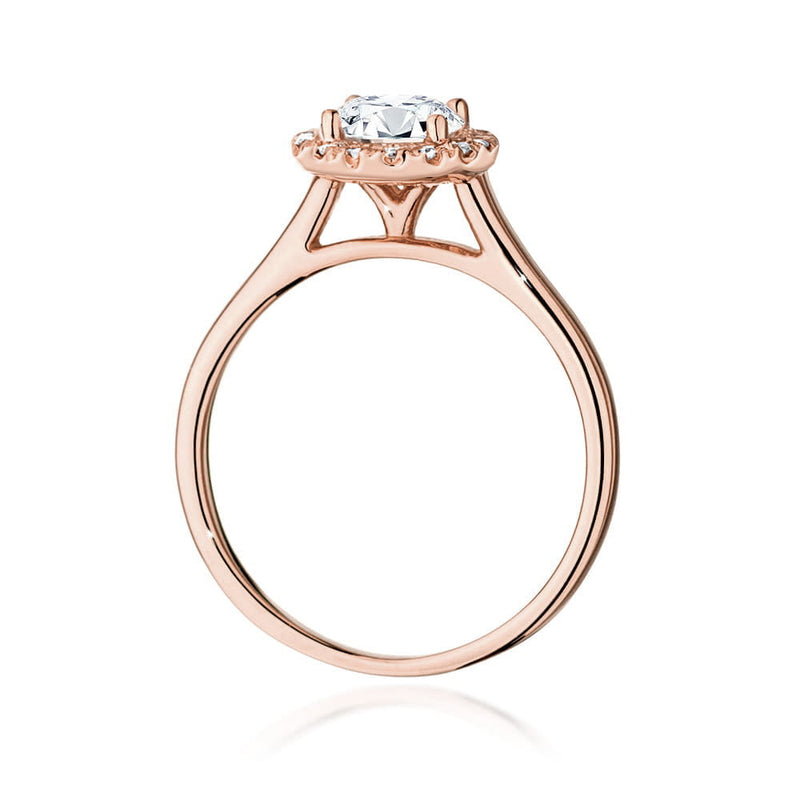 Inel Aur 14K cu Diamante Naturale 0.84 ct, imaginea 6 din 9