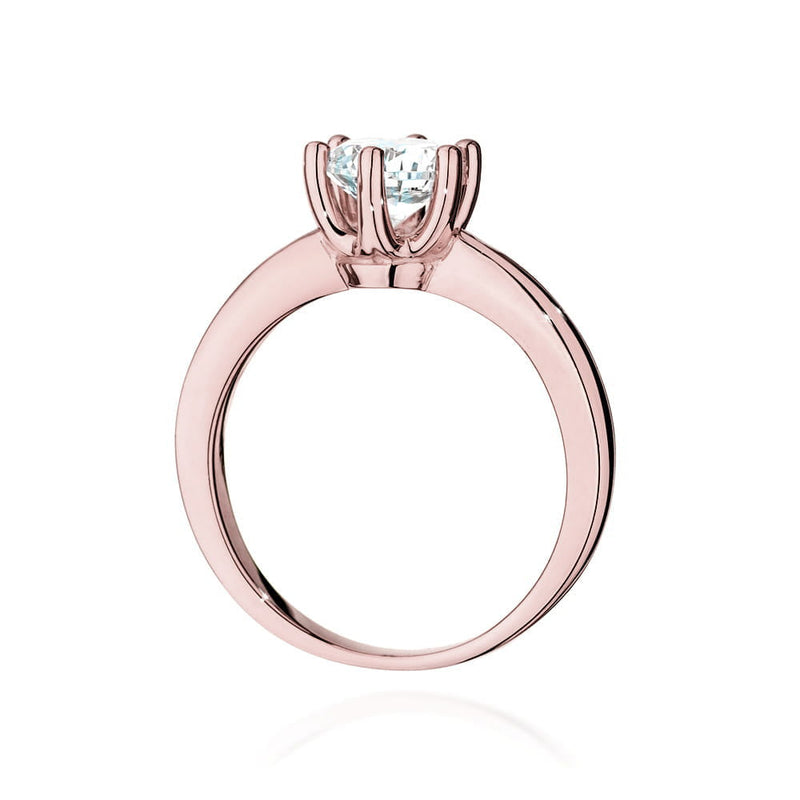 Inel Aur 14K cu Diamant Natural 1.00 ct, imaginea 6 din 9