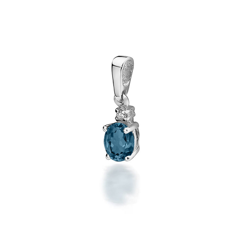 Pandantiv Aur 14K cu Diamante Naturale 0.03 ct, imaginea 5 din 6