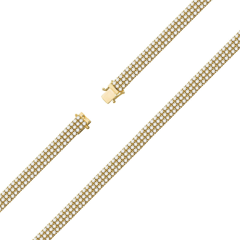 Bratara Aur 14K cu Diamante Naturale 4.44 ct, imaginea 2 din 6