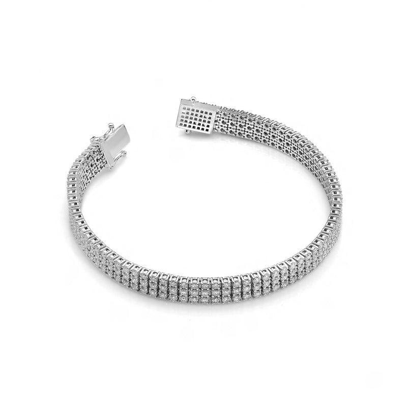 Bratara Aur 14K cu Diamante Naturale 4.44 ct, imaginea 4 din 6
