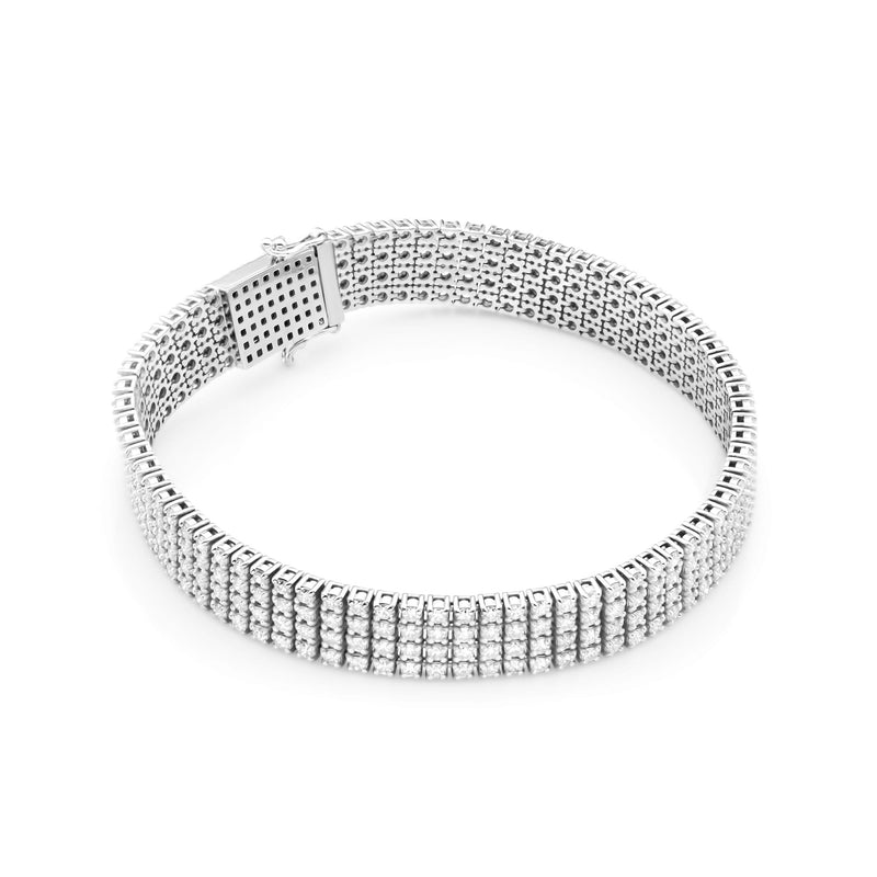 Bratara Aur 14K cu Diamante Naturale 6.00 ct, imaginea 3 din 5