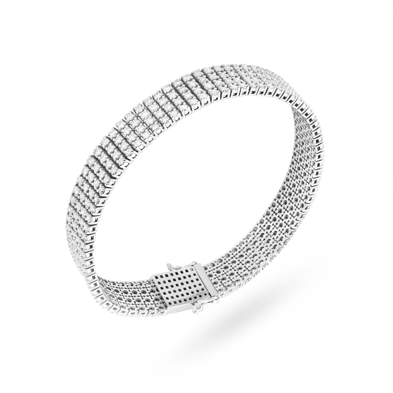 Bratara Aur 14K cu Diamante Naturale 6.00 ct, imaginea 4 din 5