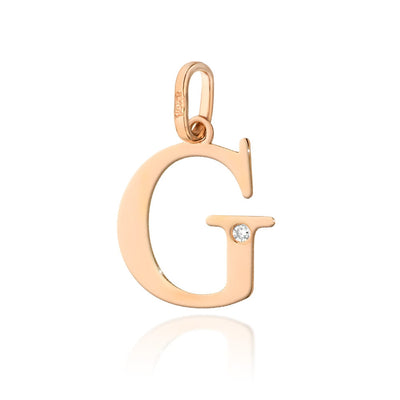 Pandantiv Aur 14K cu Diamante Naturale 0.01 ct
