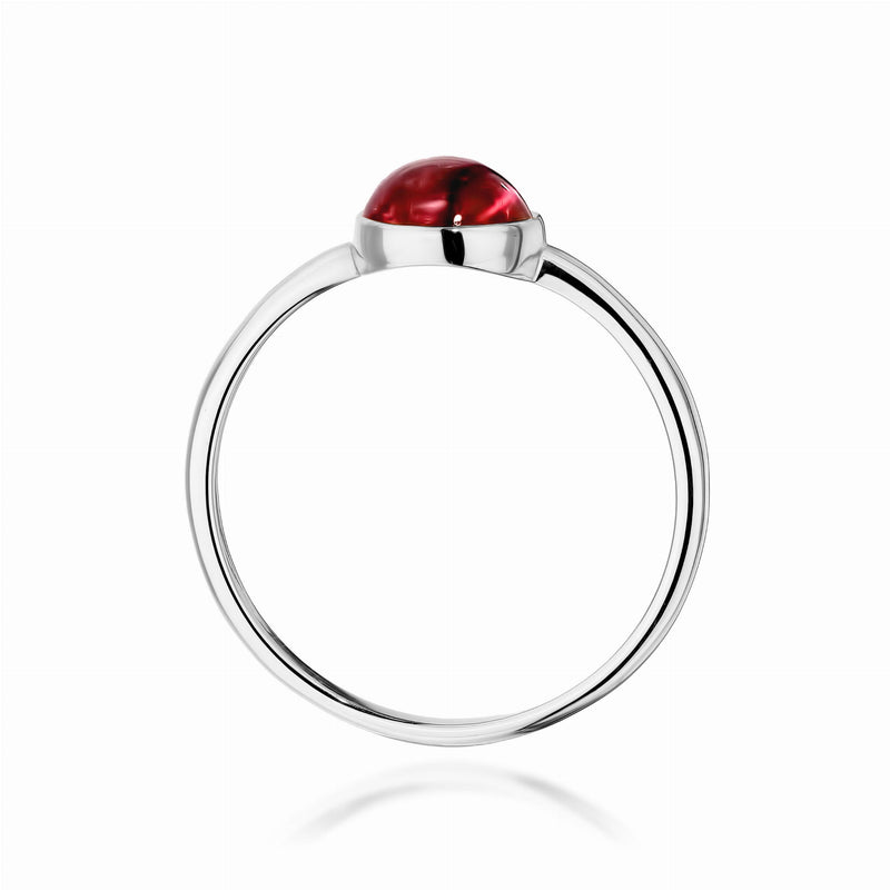 Inel Aur 14K cu Pink Tourmaline 1.00 ct, imaginea 11 din 12