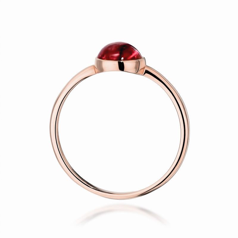 Inel Aur 14K cu Pink Tourmaline 1.00 ct, imaginea 7 din 12