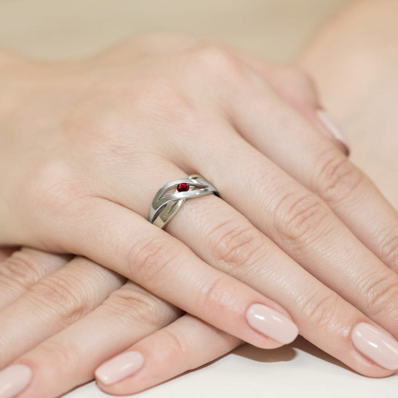 Inel Aur 14K cu Rubin 0.15 ct, imaginea 12 din 12