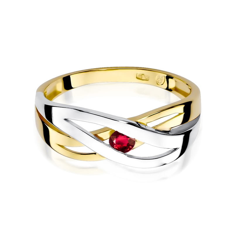Inel Aur 14K cu Rubin 0.15 ct, imaginea 2 din 12