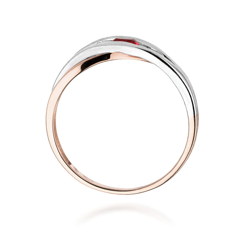Inel Aur 14K cu Rubin 0.15 ct, imaginea 7 din 12