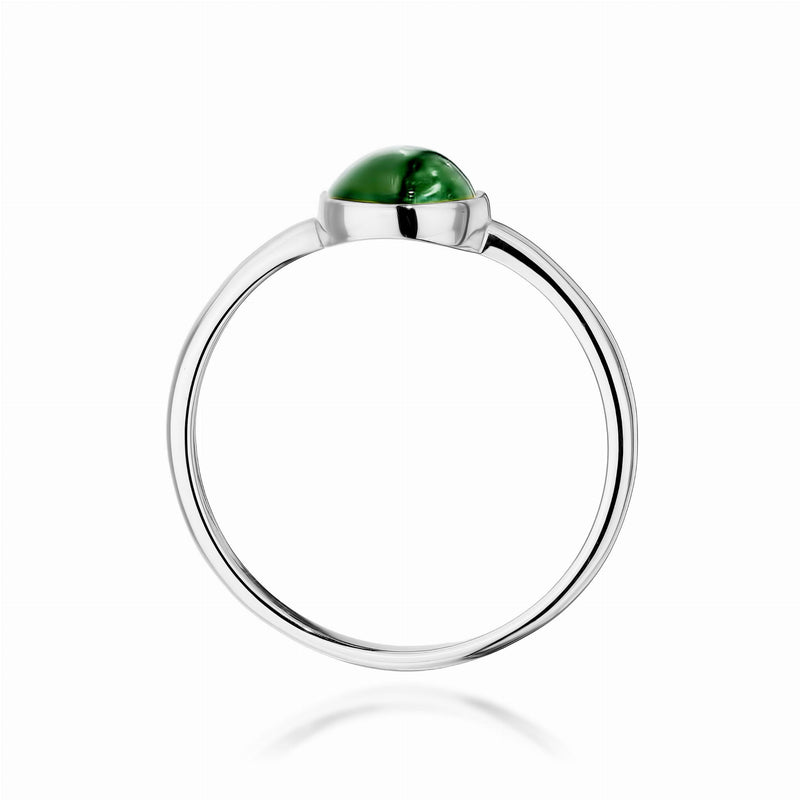Inel Aur 14K cu Green Tourmaline 1.00 ct, imaginea 11 din 12