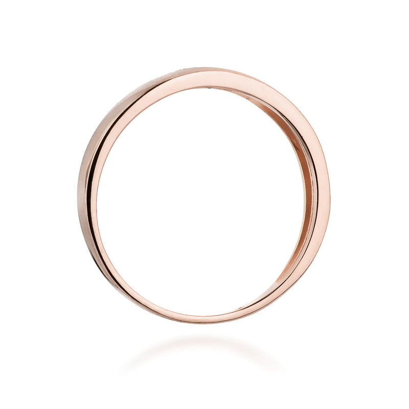 Inel Aur 14K cu Diamante Naturale Negre 0.04 ct, imaginea 7 din 12