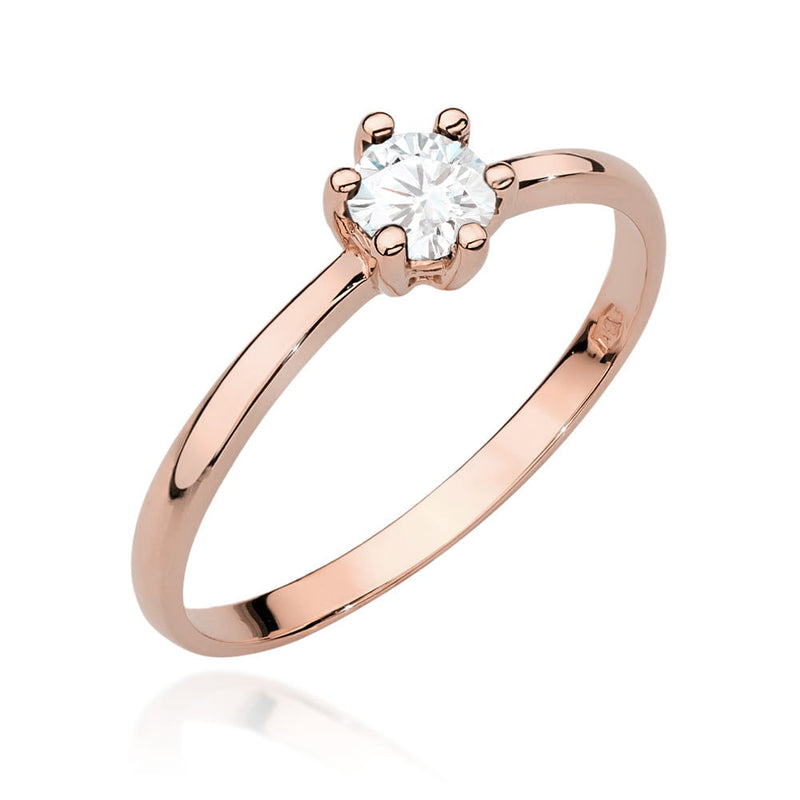 Inel Aur 14K cu Diamant Natural 0.30 ct, imaginea 5 din 12