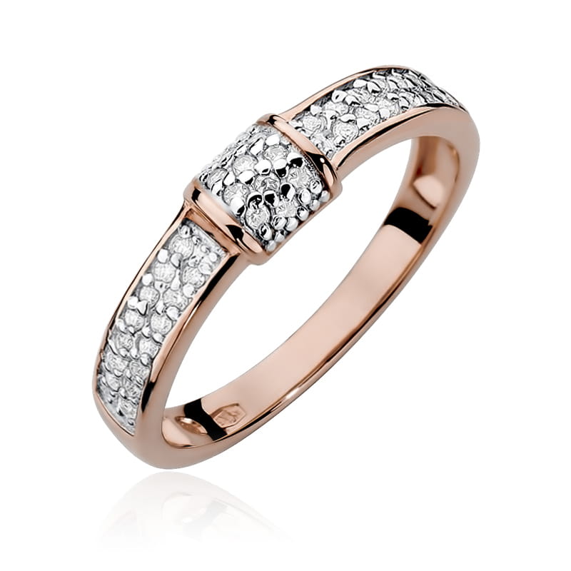 Inel Aur 14K cu Diamante Naturale 0.19 ct, imaginea 5 din 12