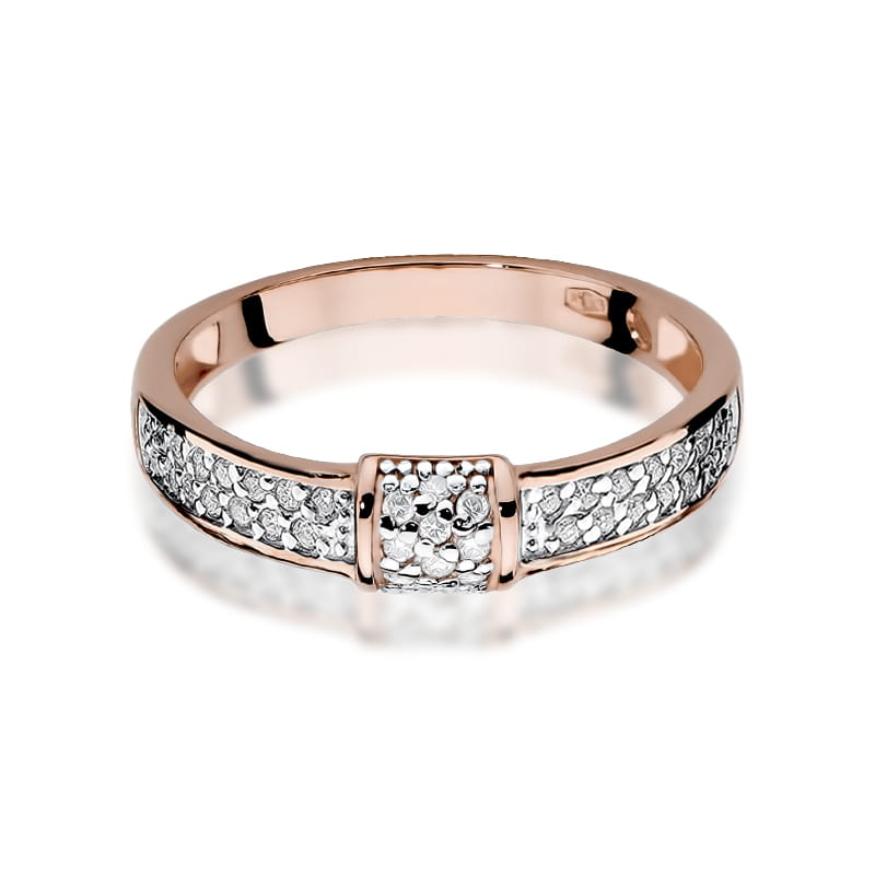 Inel Aur 14K cu Diamante Naturale 0.19 ct, imaginea 6 din 12