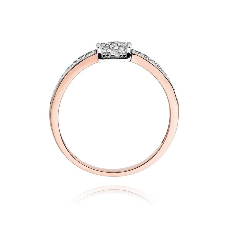 Inel Aur 14K cu Diamante Naturale 0.19 ct, imaginea 7 din 12