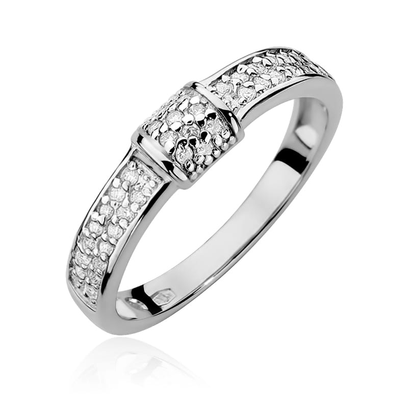 Inel Aur 14K cu Diamante Naturale 0.19 ct, imaginea 9 din 12