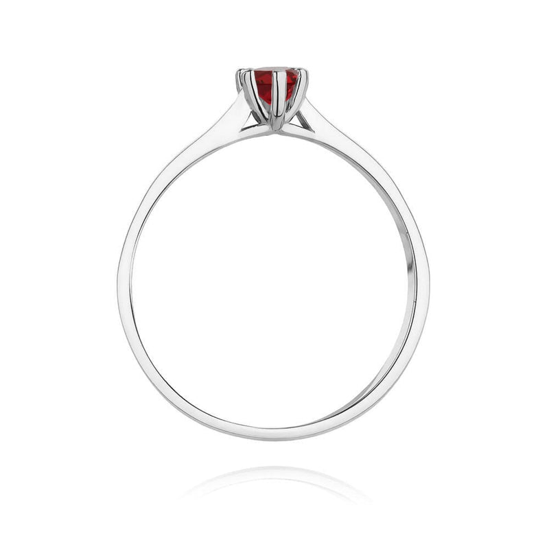 Inel Aur 14K cu Rubin 0.15 ct, imaginea 11 din 12