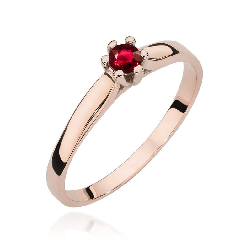 Inel Aur 14K cu Rubin 0.15 ct, imaginea 5 din 12