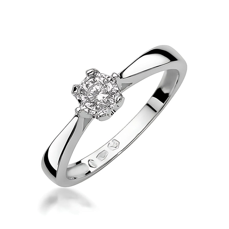Inel Aur 14K cu Diamant de Laborator 0.20 ct, imaginea 9 din 12