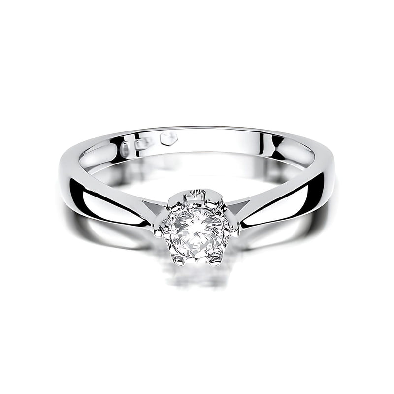 Inel Aur 14K cu Diamant de Laborator 0.20 ct, imaginea 10 din 12