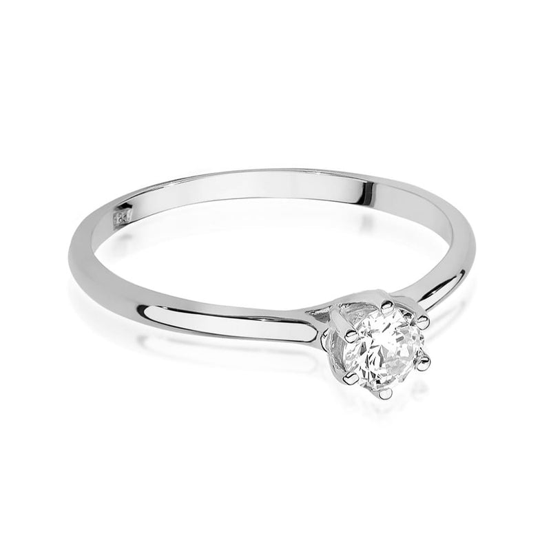 Inel Aur 14K cu Diamante de Laborator 0.21 ct, imaginea 10 din 12