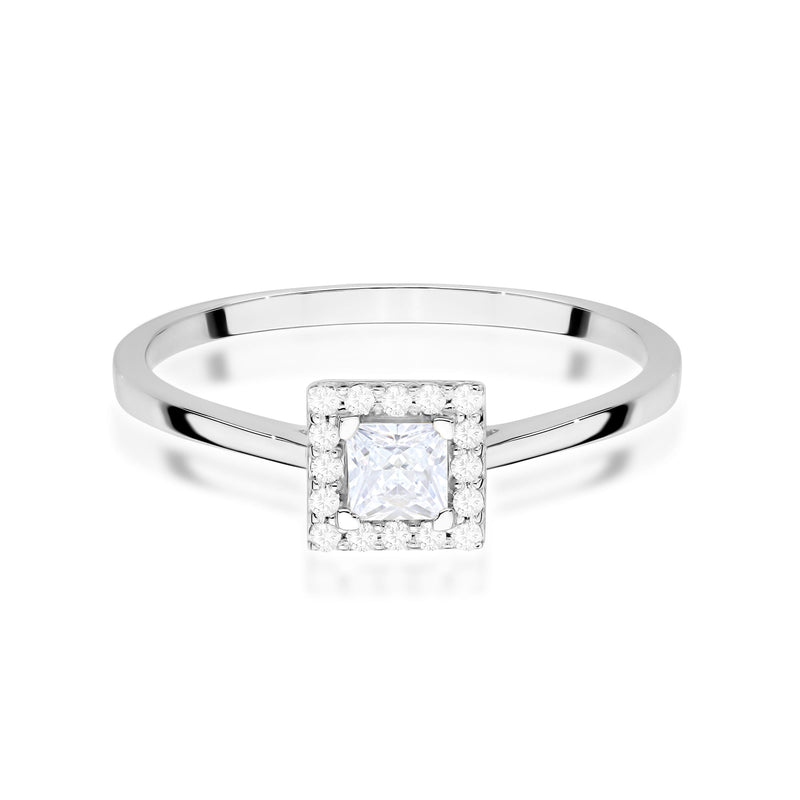Inel Aur 14K cu Diamante Naturale 0.23 ct, imaginea 10 din 12