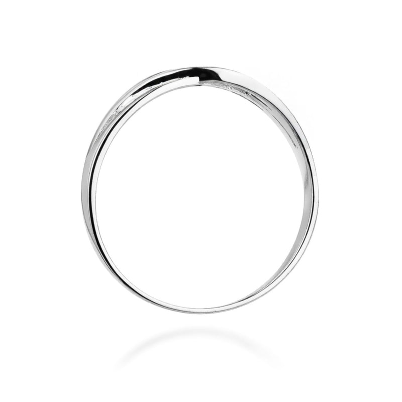 Inel Aur 14K cu Diamant Natural 0.04 ct, imaginea 11 din 12