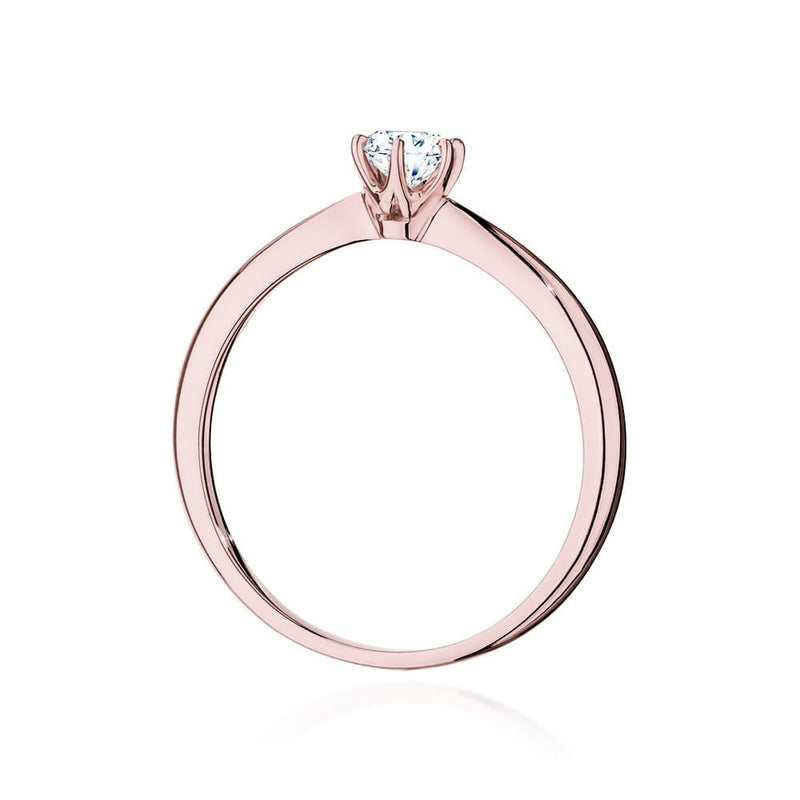 Inel Aur 14K cu Diamante de Laborator 0.40 ct, imaginea 6 din 9