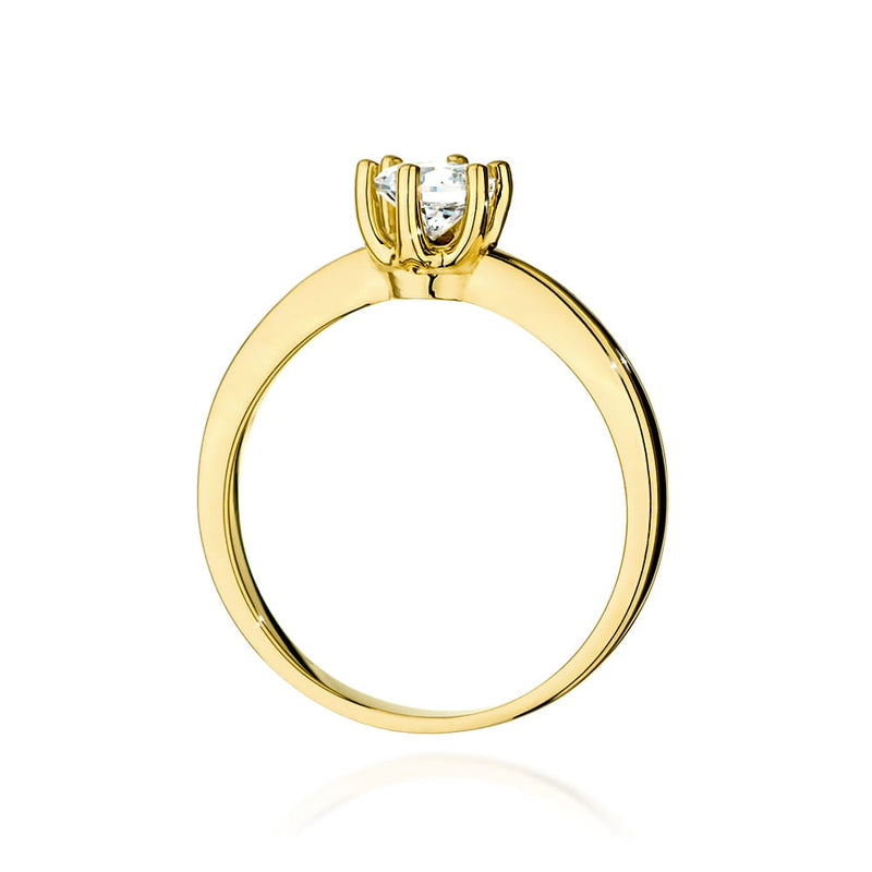 Inel Aur 14K cu Diamante de Laborator 0.50 ct, imaginea 3 din 9