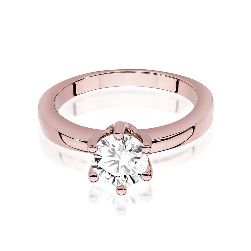 Inel Aur 14K cu Diamante de Laborator 0.70 ct, imaginea 5 din 9