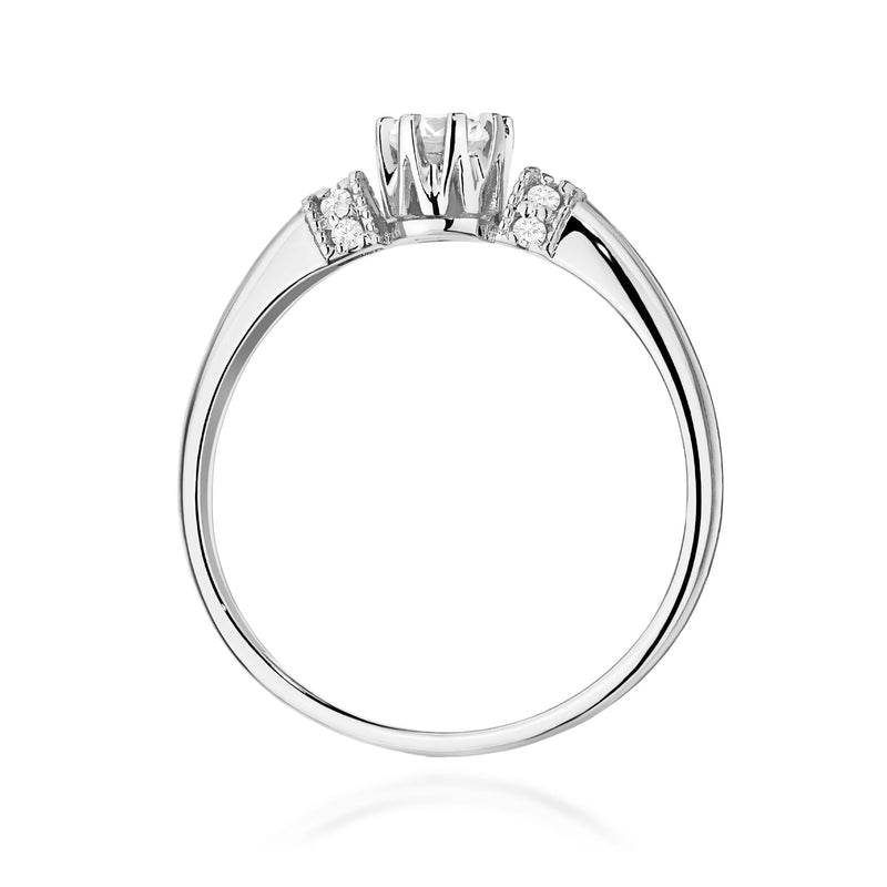 Inel Aur 14K cu Diamante Naturale 0.32 ct, imaginea 11 din 12